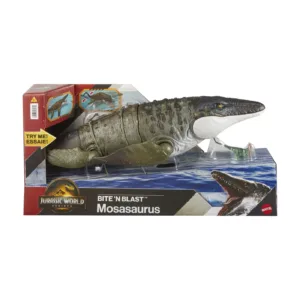 Jurassic World Rebirth Bite N Blast Dinozaur Mosasaurus Interactiv Cu Miscari Si Functie Speciala 50cm