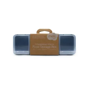 Cutie Snack 4 Compartimente, Melii Luxe, Blue