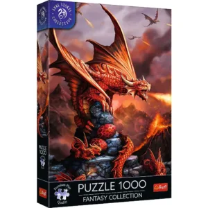 Puzzle Trefl 1000 Premium Plus Colectia Fantasy Dragon De Foc
