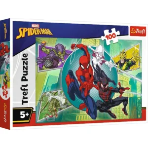 Puzzle Trefl 100 Marvel Spiderman Masca Lui Spiderman