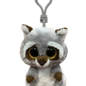 Plus Breloc Ty 8.5cm Boos Oakie Raton Gri