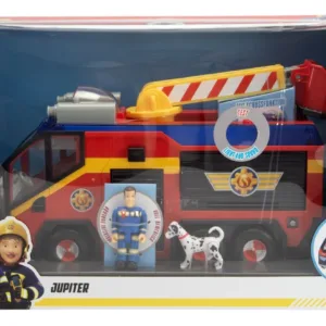 Pompierul Sam Masina De Pompieri Jupiter Cu Figurine Si Accesorii