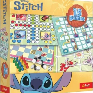 Trefl Disney Stitch Set 15 Jocuri Clasice