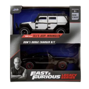 Jada Fast And Furious Seria Legacy Set 2 Masini Metalice Jeep Wrangler 1 La 32