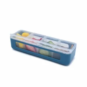 Cutie Snack 4 Compartimente, Melii, Blue