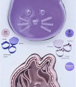 3 In 1 Forme Animale Pentru Sandwich, Melii, Unicorn Si Pisica