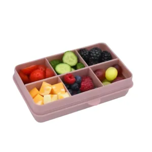 Cutie Snack 6 Compartimente, Melii Luxe, Pink