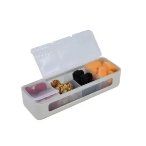 Cutie Snack 4 Compartimente, Melii Luxe, Ivory